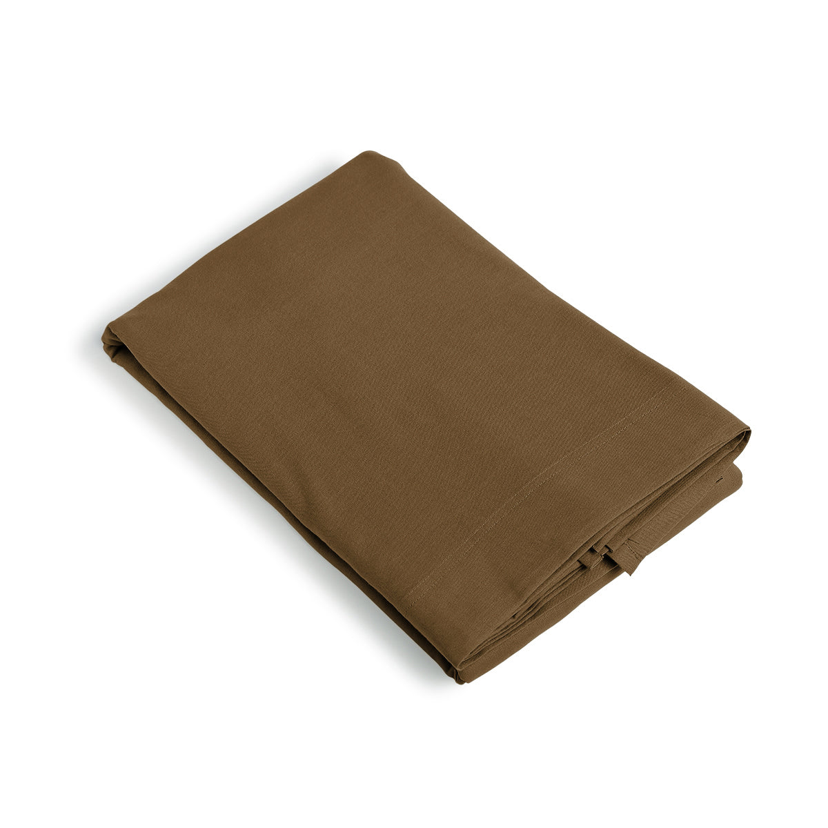 Drap plat coton lavé 270x300 LUNA - noisette