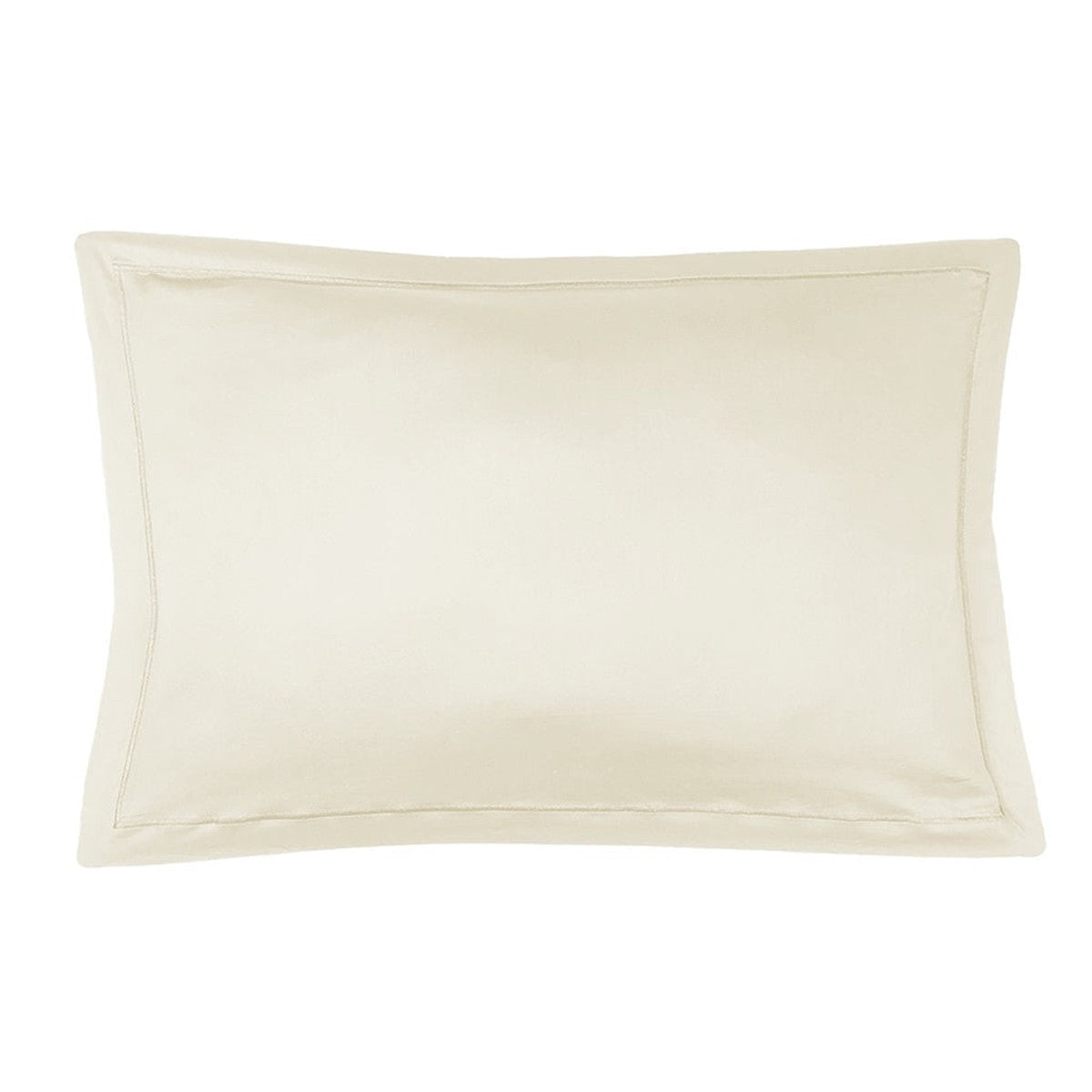 Taie d'oreiller (x1) satin de coton crème JULIA