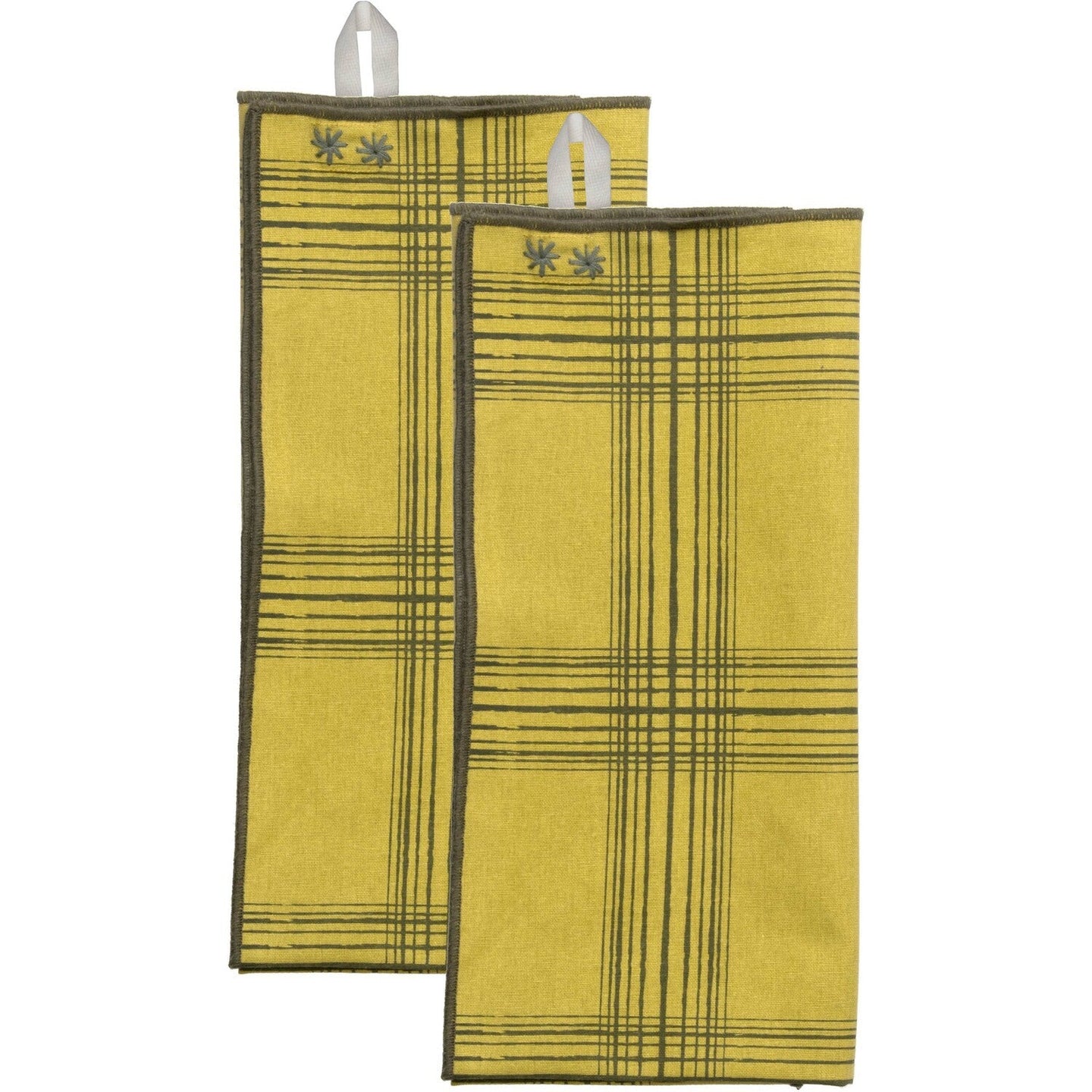 Torchon coton (x2) MADRAS 50x75 - febronie.com
