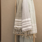 Fouta set de baño (1+2) algodón 100x200+2(40x60) HAMPTONS