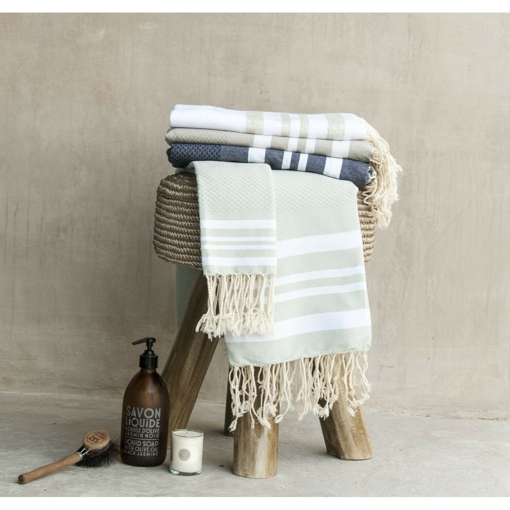 Fouta set de baño (1+2) algodón 100x200+2(40x60) HAMPTONS