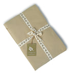 Drap plat coton lavé 270x300 LUNA - sable