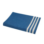 Chemin de table coton 50x150 MAHDIA - bleu grec