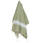 Fouta coton 100x200 ST TROPEZ vert amande