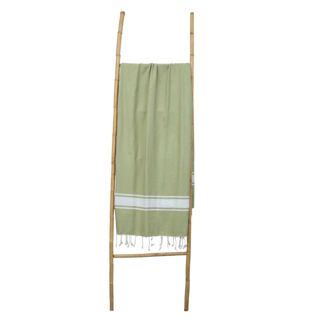 Fouta coton 100x200 ST TROPEZ vert amande