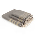 Foutas de bain coton (x3) HAMPTONS 100x200 + 40x60 (x2) - febronie.com
