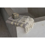 Bath set, 1 fouta + 2 hand towels cotton 100x200+2(40x60) HAMPTONS