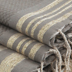 Bath set, 1 fouta + 2 hand towels cotton 100x200+2(40x60) HAMPTONS