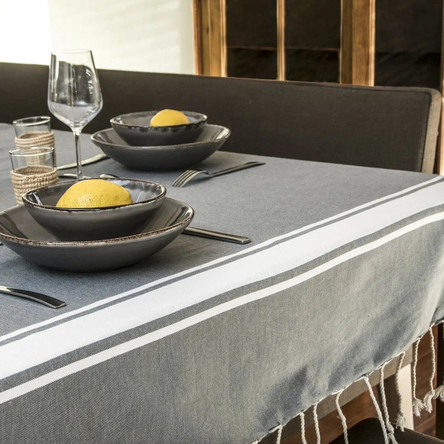 Nappe coton 150x250 ST TROPEZ    febronie.com