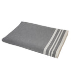 Chemin de table coton 50x150 MAHDIA - gris moyen