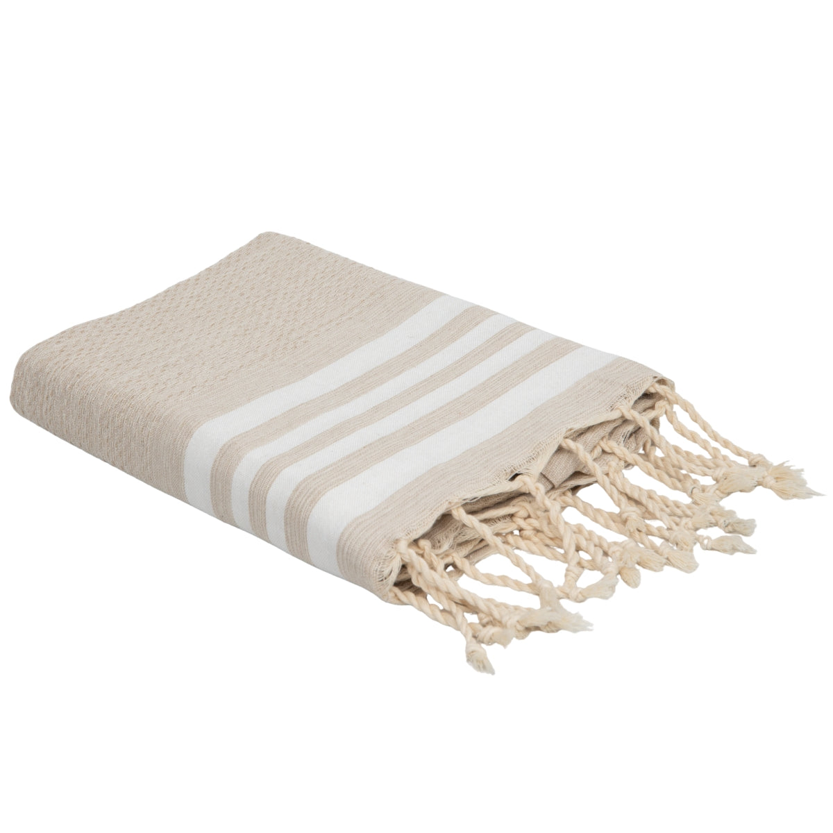 Fouta coton 100x200 NEWPORT beige lin