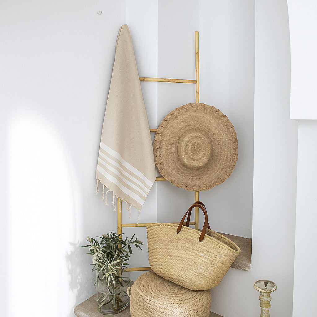 Fouta coton 100x200 NEWPORT beige lin