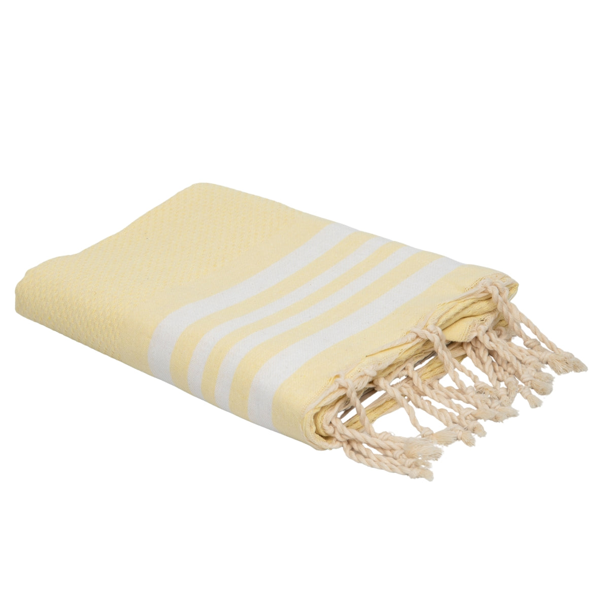 Fouta coton 100x200 NEWPORT jaune pâle