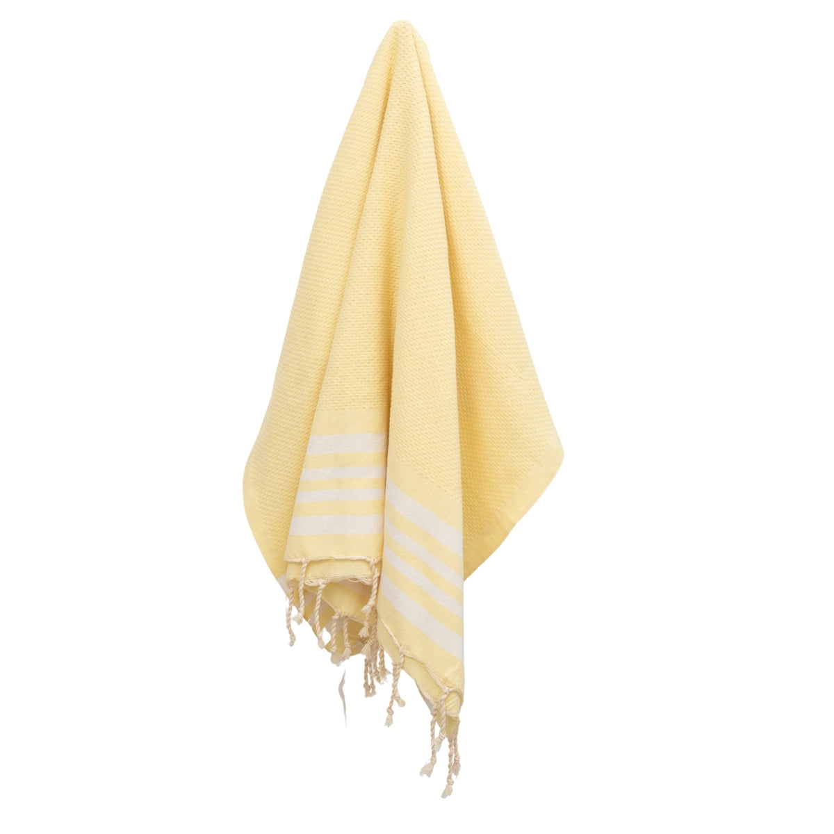 Fouta coton 100x200 NEWPORT jaune pâle