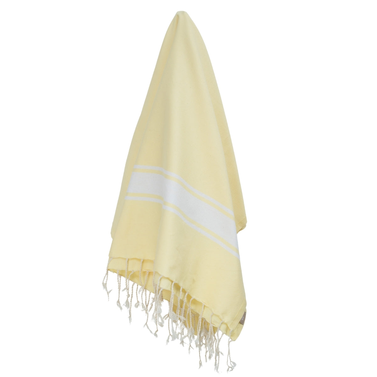 Fouta coton 100x200 ST TROPEZ jaune pâle