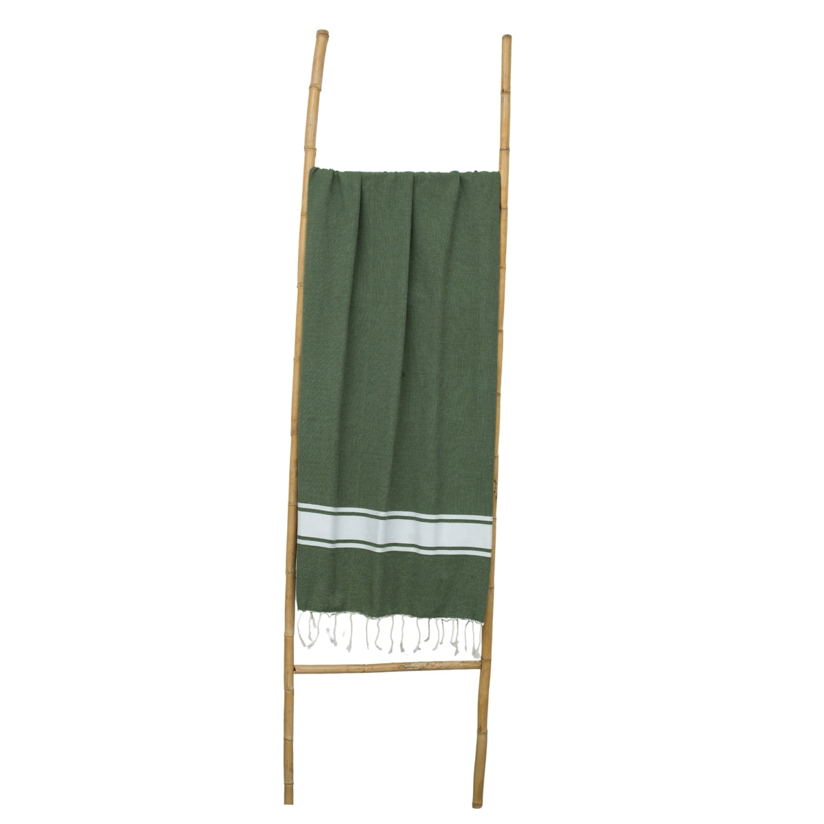 Fouta coton 100x200 ST TROPEZ vert olive