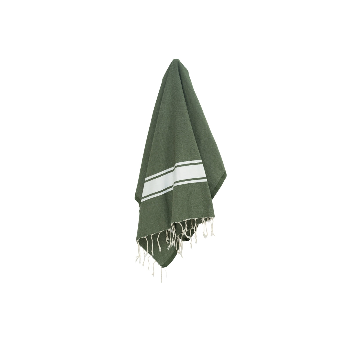 Fouta coton 100x200 ST TROPEZ vert olive