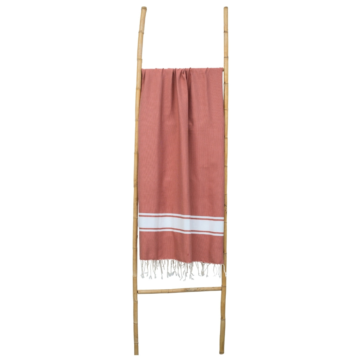 Fouta coton 100x200 ST TROPEZ rose argile