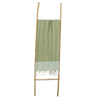 Fouta nid d'abeille coton 100x200 IBIZA Vert amande