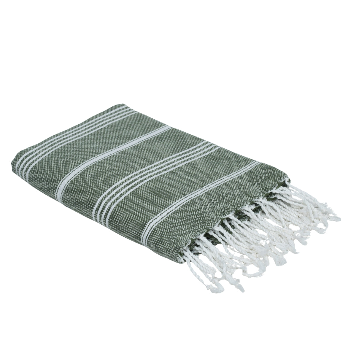 Fouta coton 100x200 MYKONOS vert olive