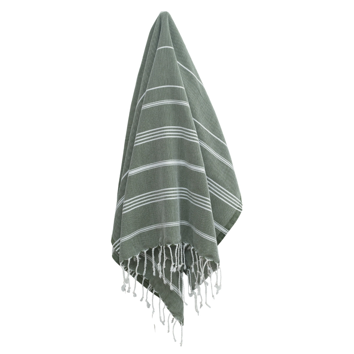Fouta coton 100x200 MYKONOS vert olive
