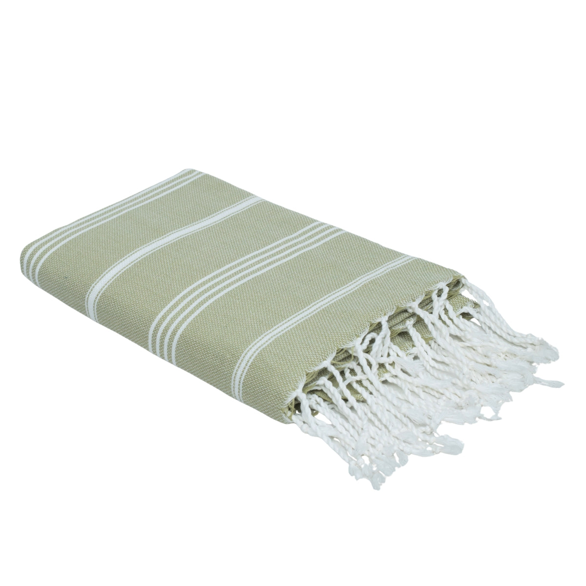Fouta coton 100x200 MYKONOS vert amande