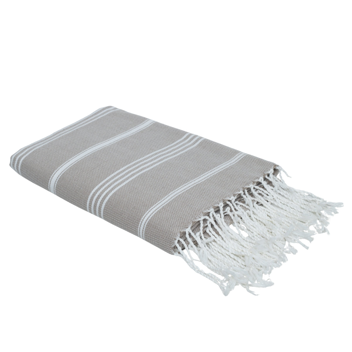 Fouta coton 100x200 MYKONOS taupe clair
