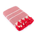 Plaid coton rouge STOCKHOLM