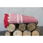 Plaid coton rouge STOCKHOLM