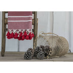 Plaid coton rouge STOCKHOLM
