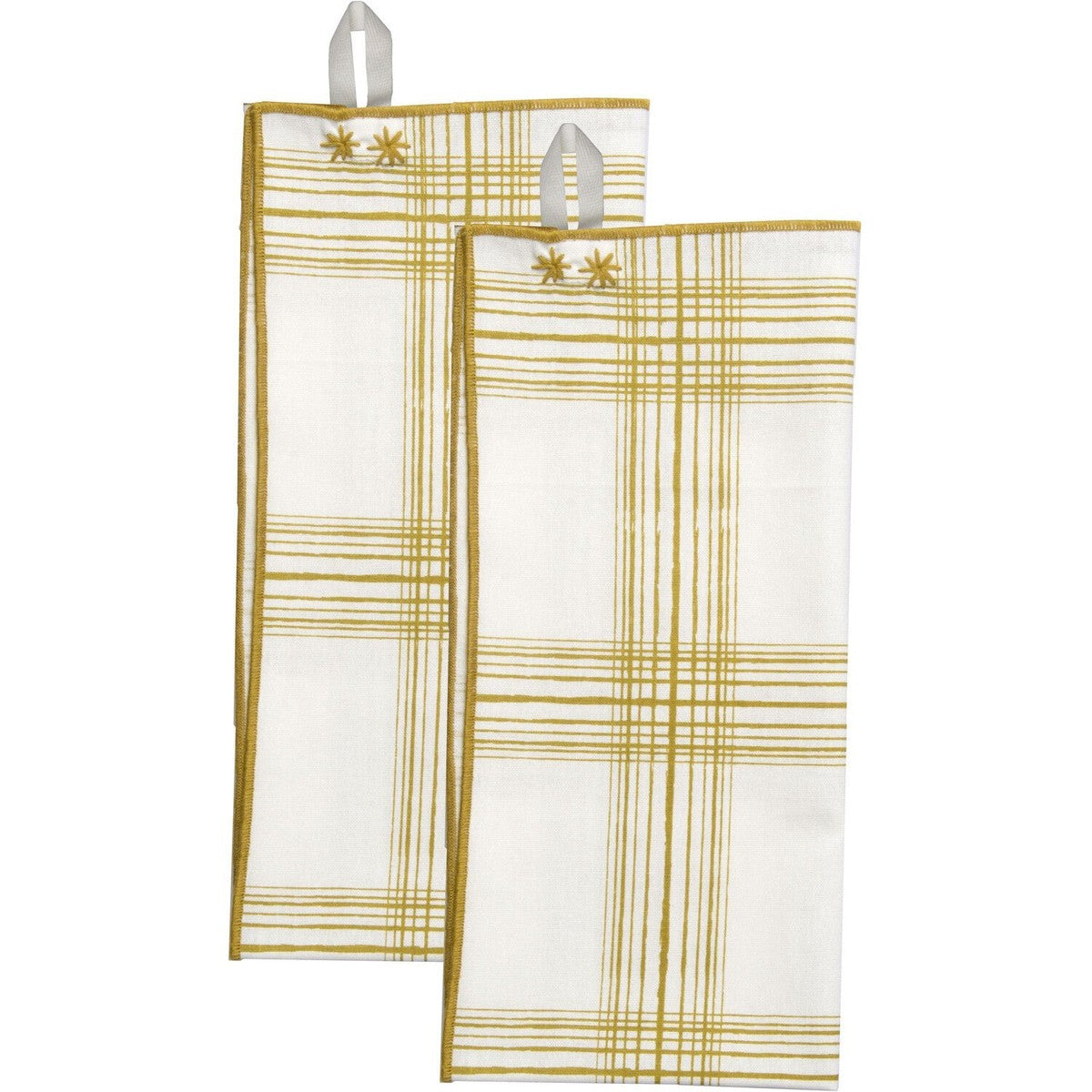 Torchon coton (x2) MADRAS 50x75 - febronie.com