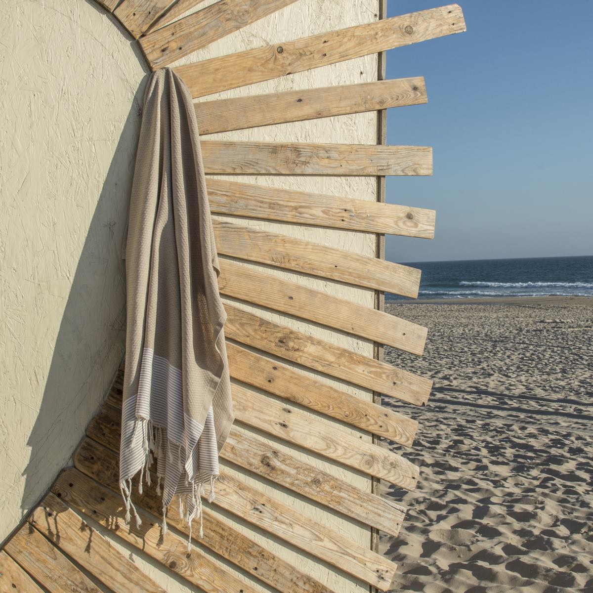 Fouta XXL coton 200x200 IBIZA beige