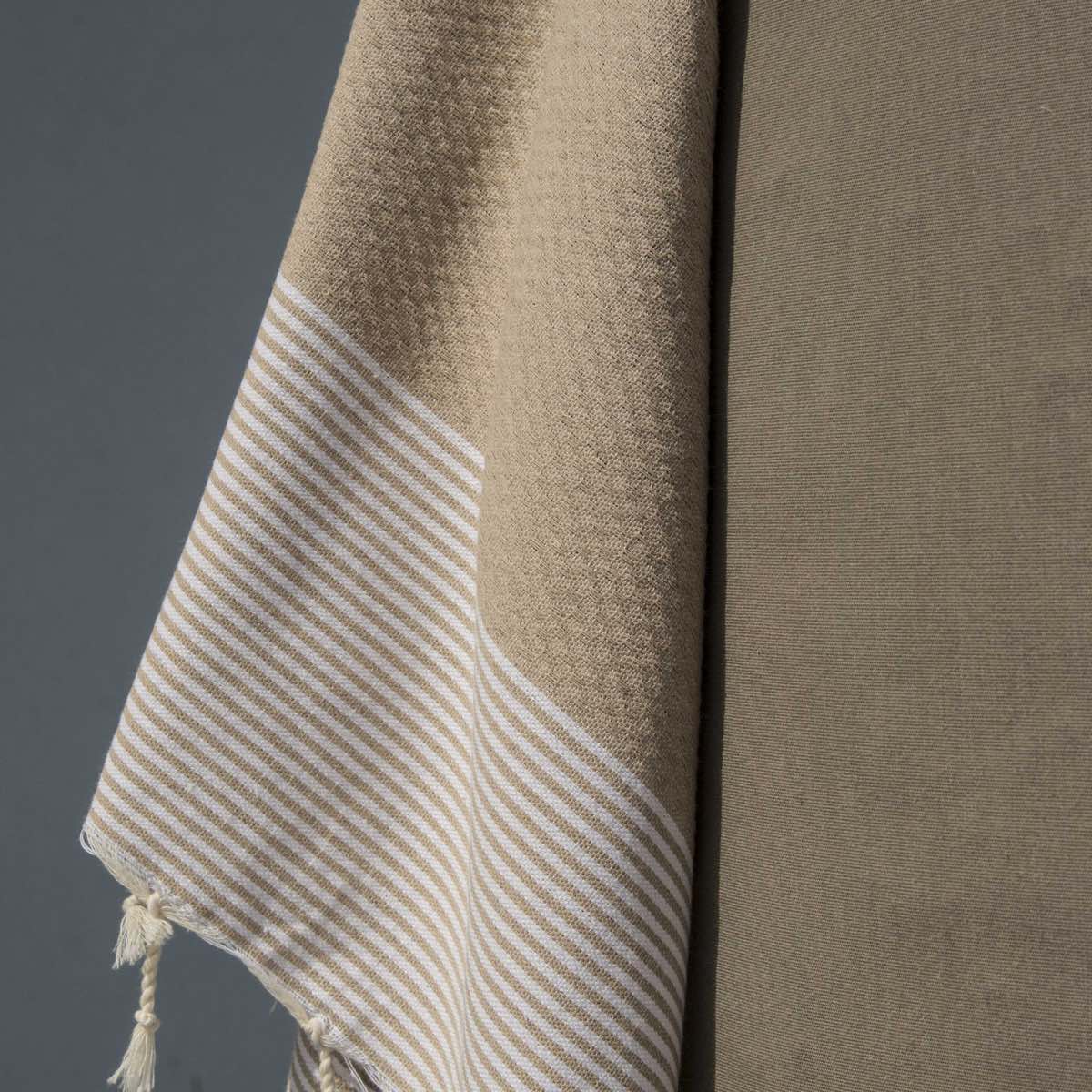 Fouta XXL coton 200x200 IBIZA beige
