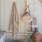 Fouta XXXL coton 200x300 HOSSEGOR - taupe