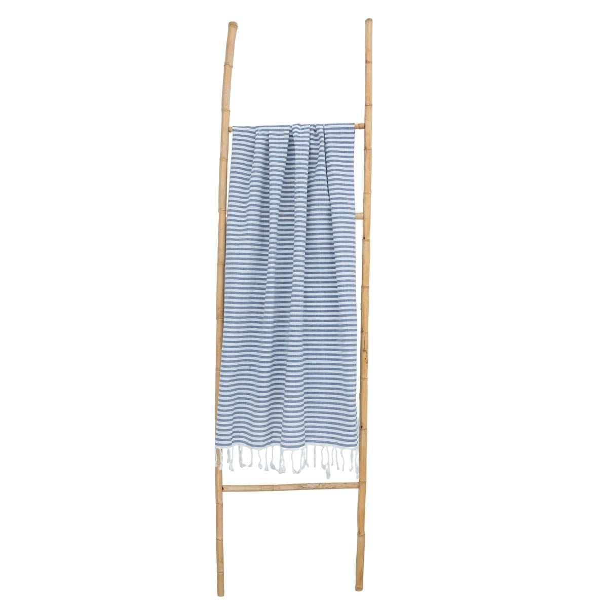 Fouta paréo coton 100x200 FIDJI bleu jean