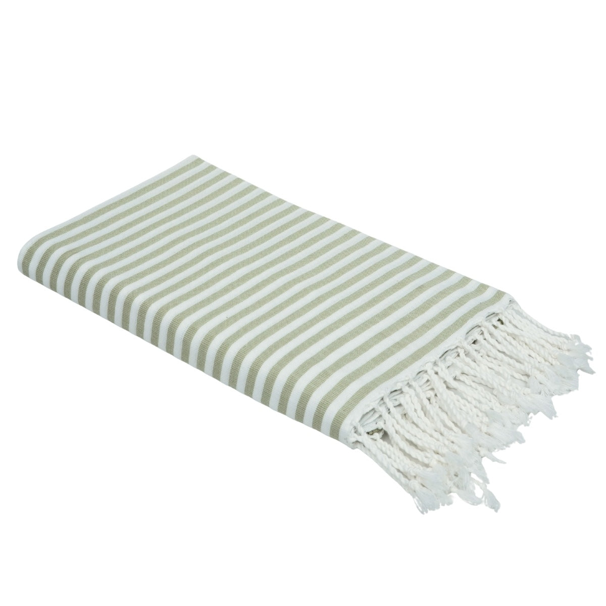 Fouta paréo coton 100x200 FIDJI vert amande