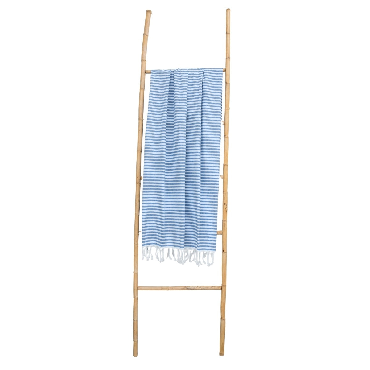 Fouta paréo coton 100x200 FIDJI bleu grec