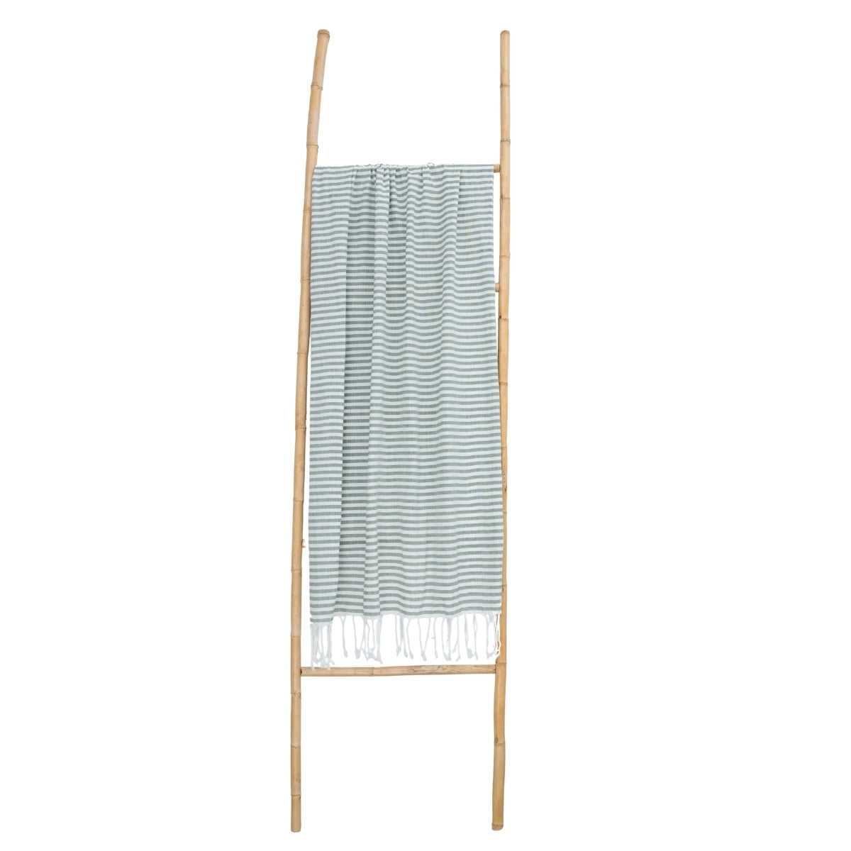 Fouta paréo coton 100x200 FIDJI vert olive