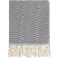 Plaid laine noir ASPEN - 160x250 - febronie.com