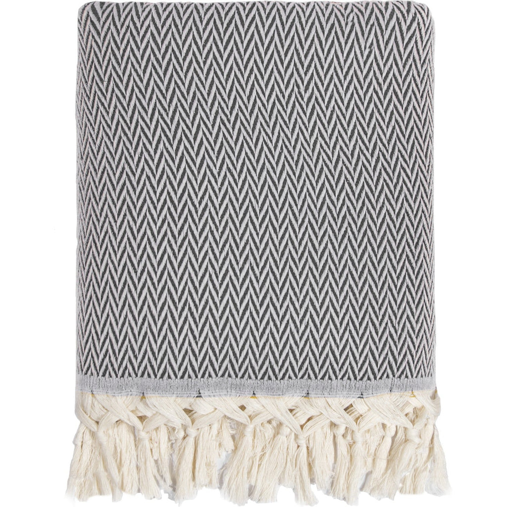 Plaid laine noir ASPEN    febronie.com
