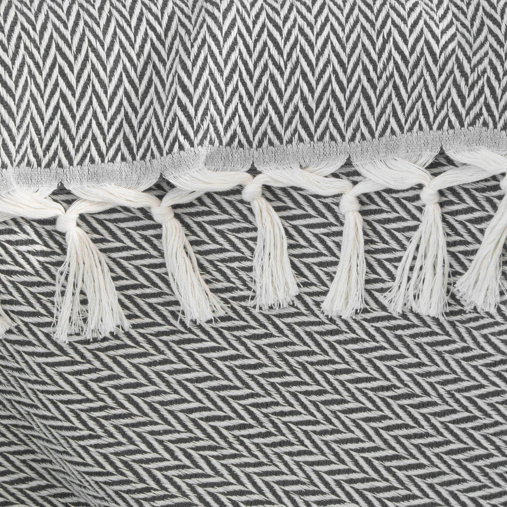Plaid laine noir ASPEN    febronie.com