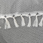 Plaid laine noir ASPEN    febronie.com