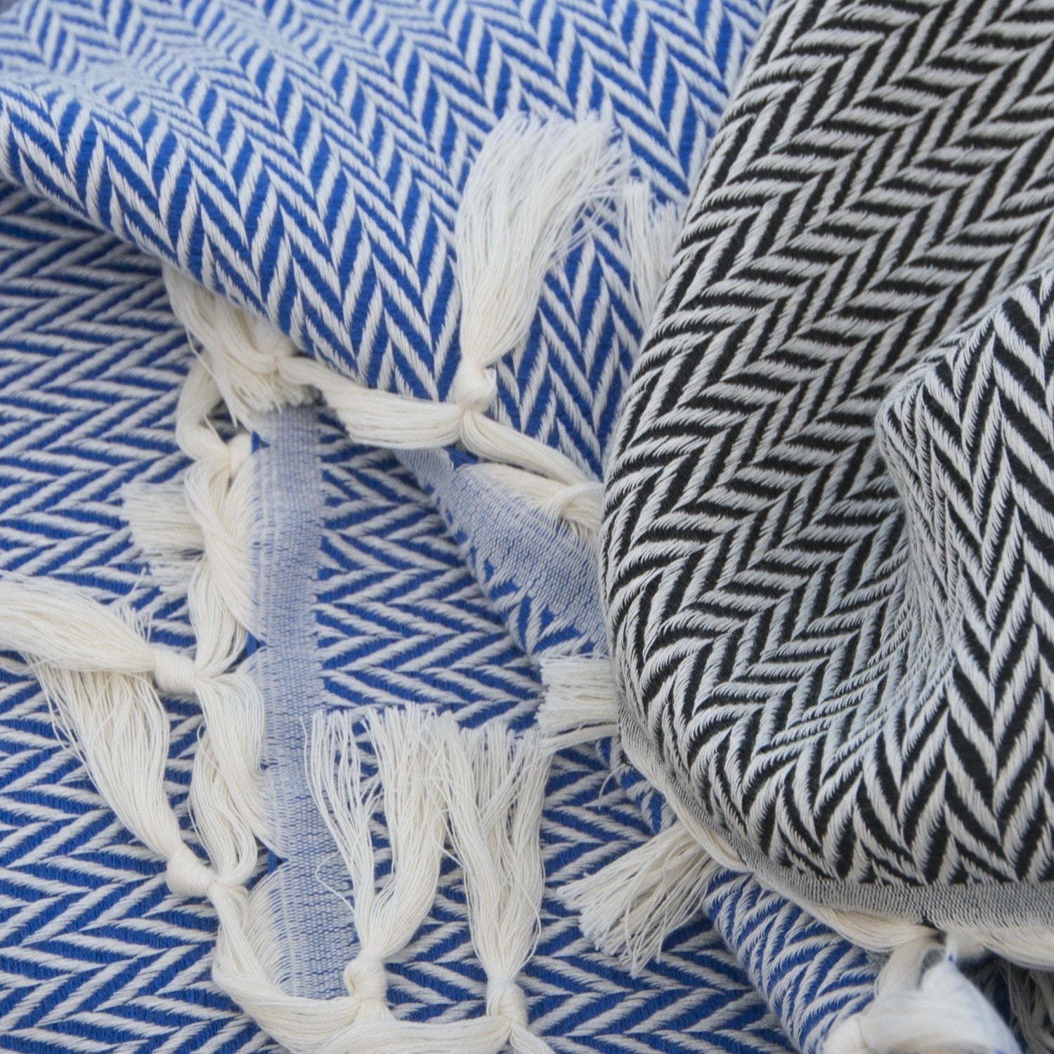 Plaid laine noir ASPEN    febronie.com