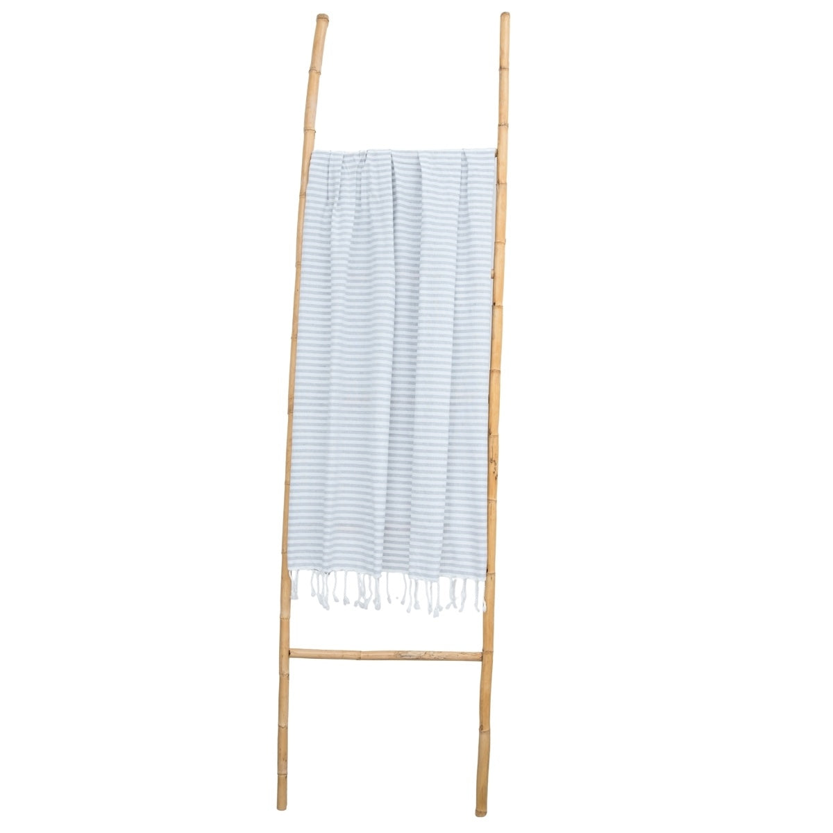 Fouta paréo coton 100x200 FIDJI gris perle