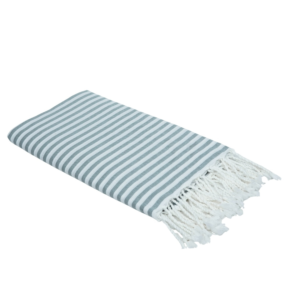 Fouta paréo coton 100x200 FIDJI vert sauge