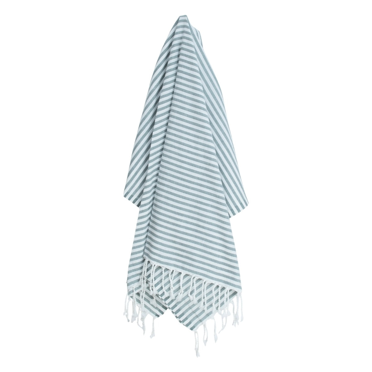 Fouta paréo coton 100x200 FIDJI vert sauge