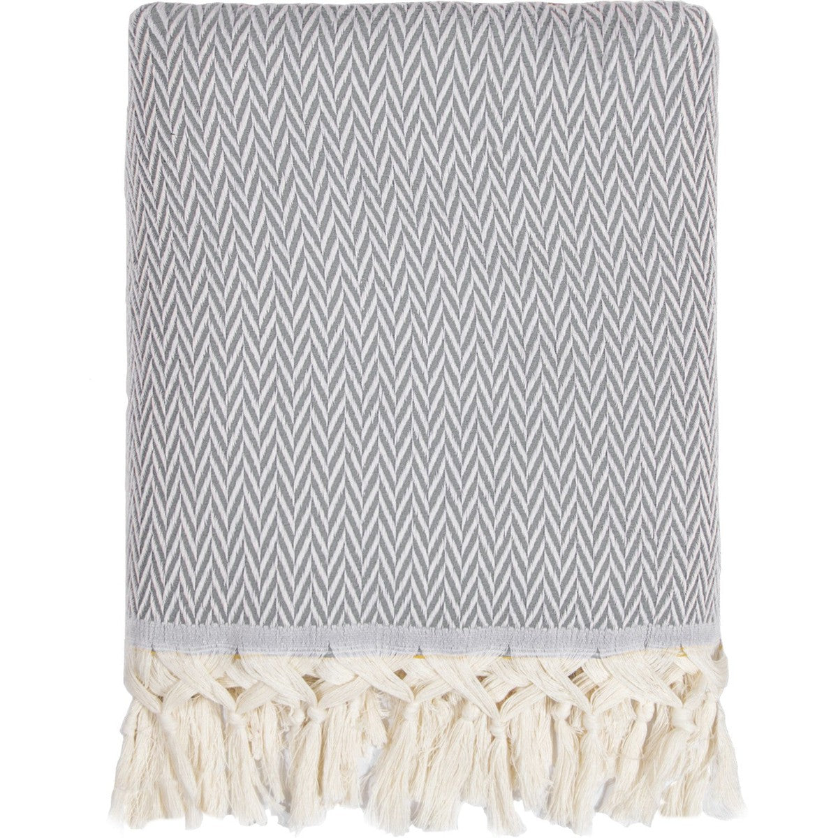 Plaid laine gris chiné ASPEN    febronie.com