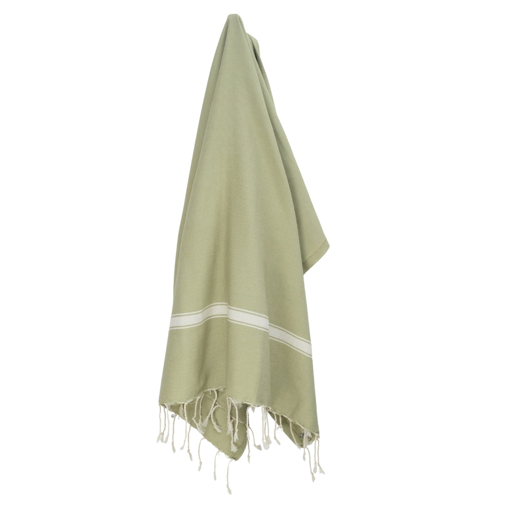 Fouta coton 100x200 MARSA vert amande