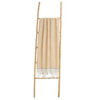 Fouta coton 100x200 BIARRITZ jaune moutarde / tilleul