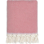 Plaid laine rouge ASPEN